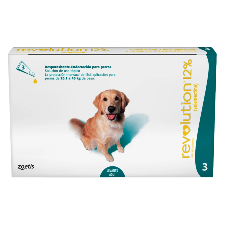 Revolution Antipulgas 12% / 2ml (20.1 40kg) (1 Unidad)