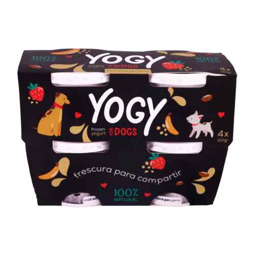 4Pack Yogy Fresas y Plátano (4x100 g) image number null
