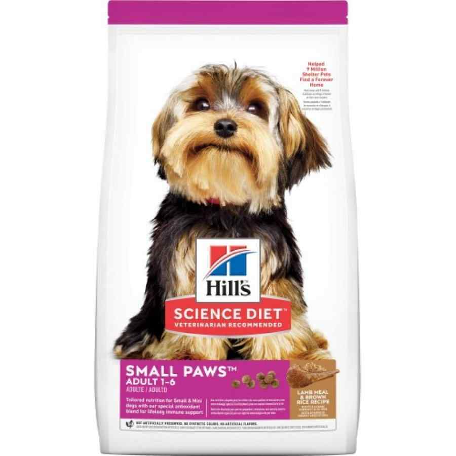 Hills Sd Adult L&R Small Paws Adultos Razas Pequeña Y Miniatura De Cordero Y Arroz 2 Kg image number null