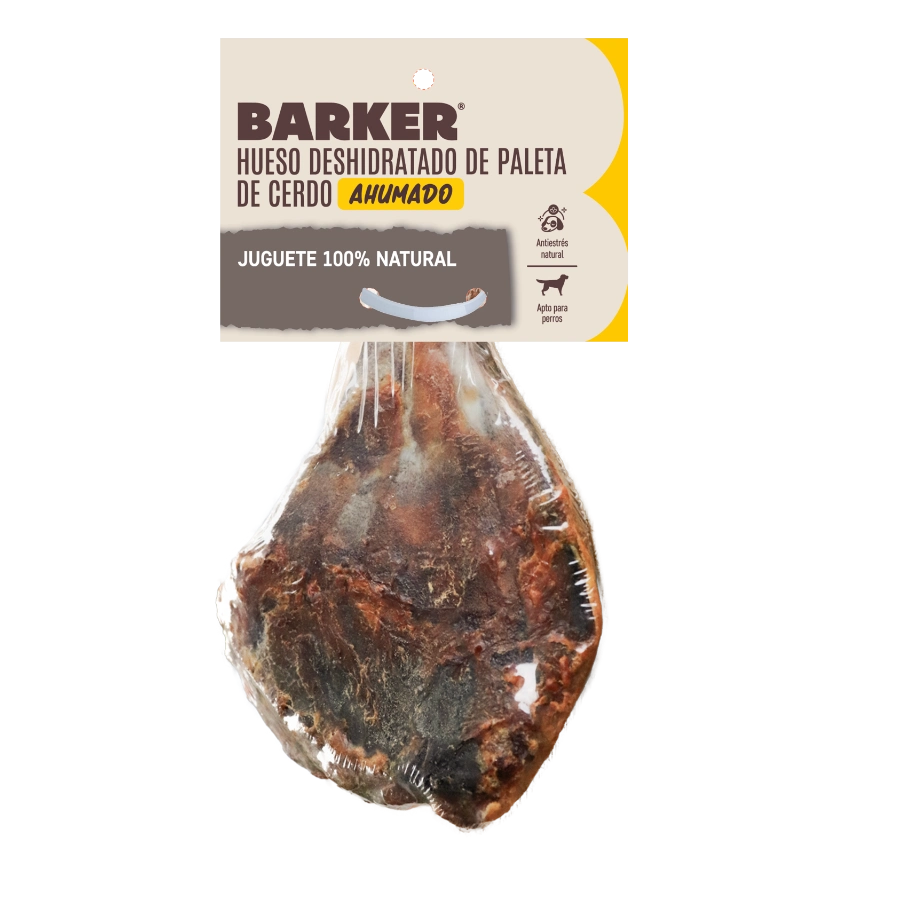 Barker Hueso Deshidratado Ahumado Paleta De Cerdo (1 Und), , large image number null