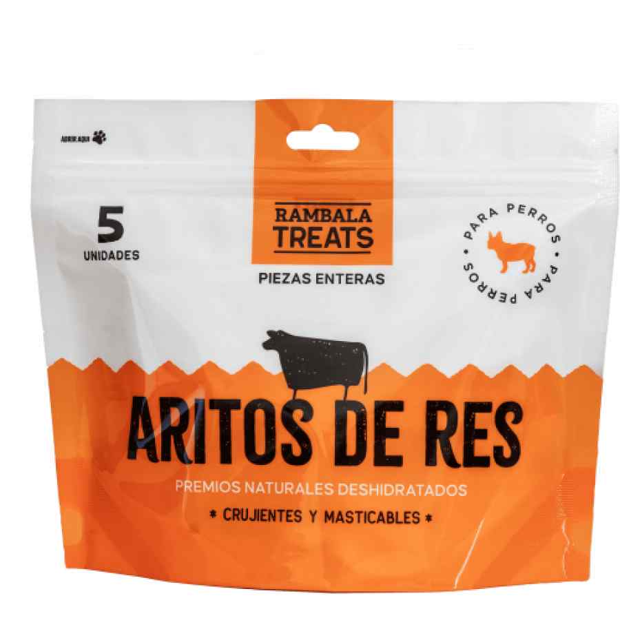 Rambala Treats Deshidratados Aros De Res X5 Un