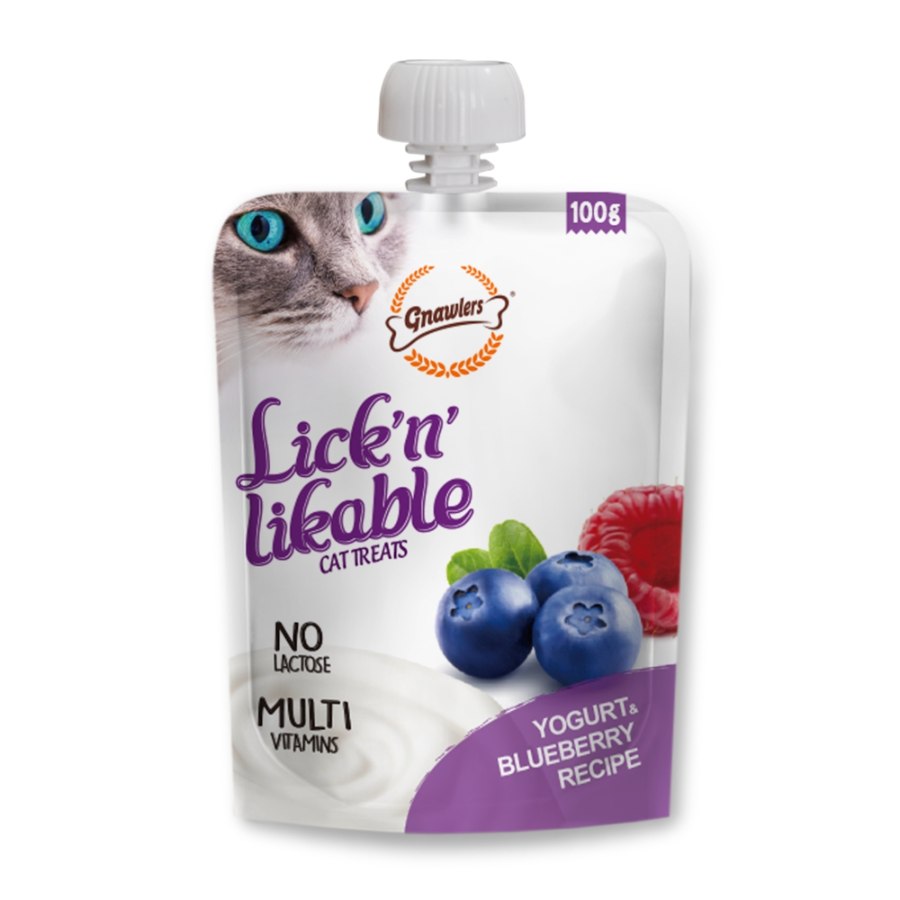 Gnawlers Lick’N’Likable Yogurt & Arándanos 100Gr, , large image number null