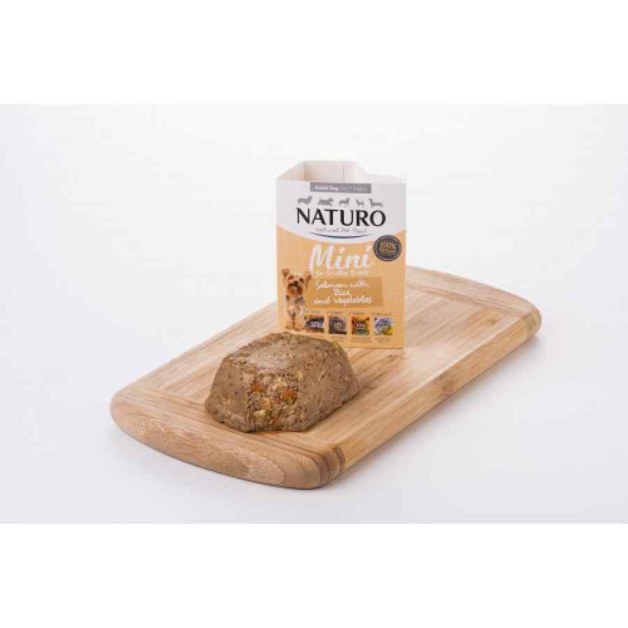 Naturo Mini Salmon, Arroz Y Vegetales - Para Perro Adulto 150gr image number null