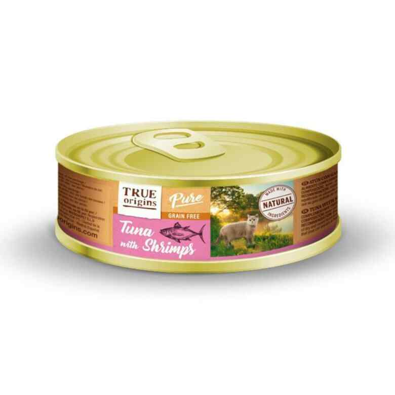 True Origins Pure Cat Adult Atun Gambas 85 Gr