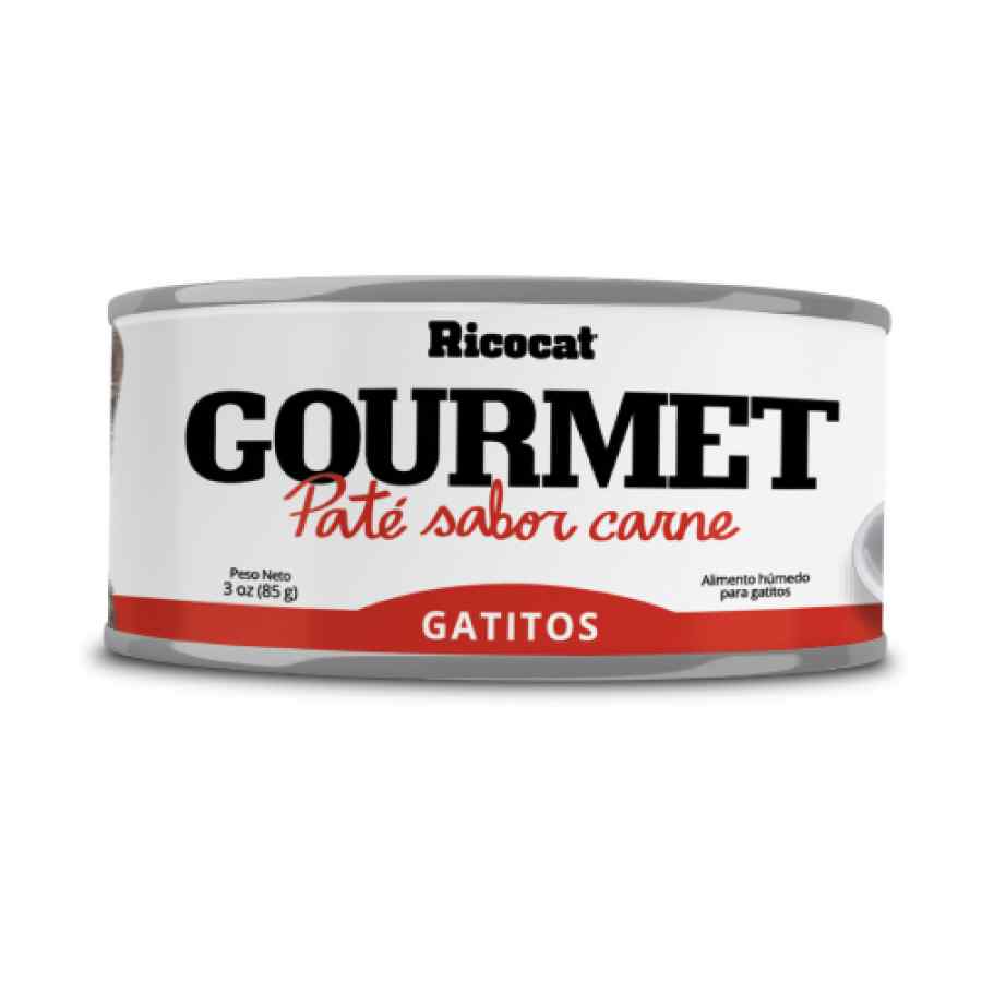 Ricocat Gourmet Cachorro Paté sabor a Carne 85 g image number null