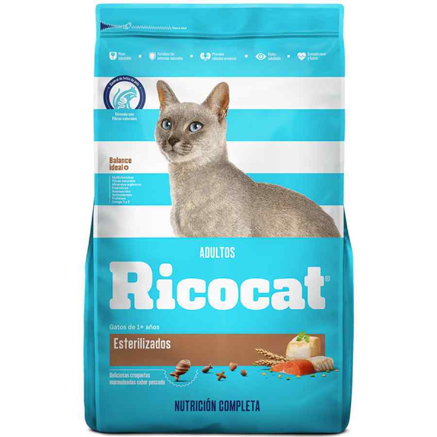 Ricocat Adultos Esterilizados Alimento Seco Gato, , large image number null