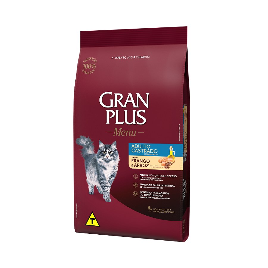 Gran Plus Menu Gato Adulto Castrado Pollo Y Arroz, , large image number null