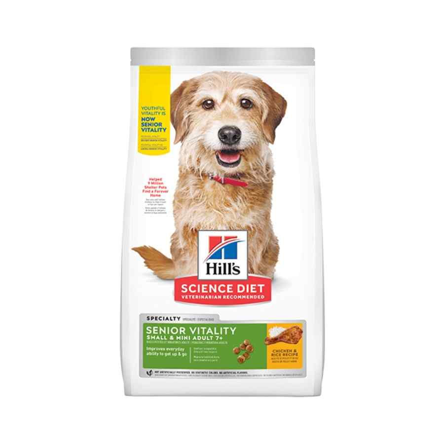 Hills Sd Adult 7+ Senior Vitality Small & Mini 3.5 Lb/ 1.58 kg image number null