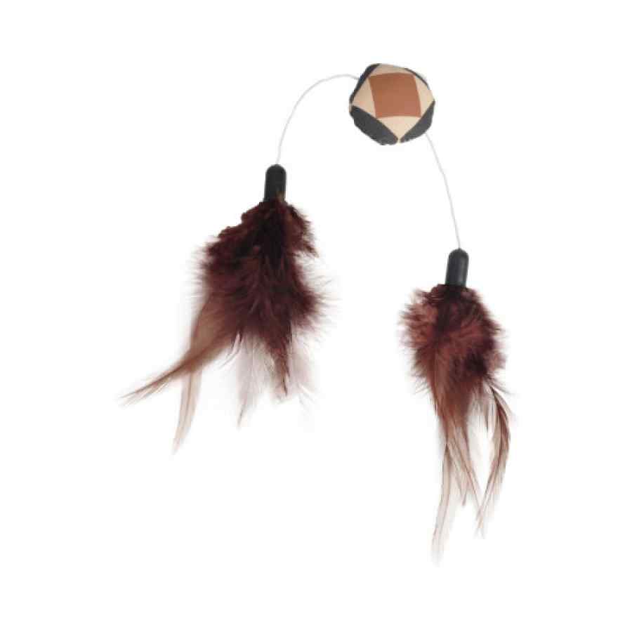 Juguete Gato Aztec Ps Feather Cake 4cm, , large image number null