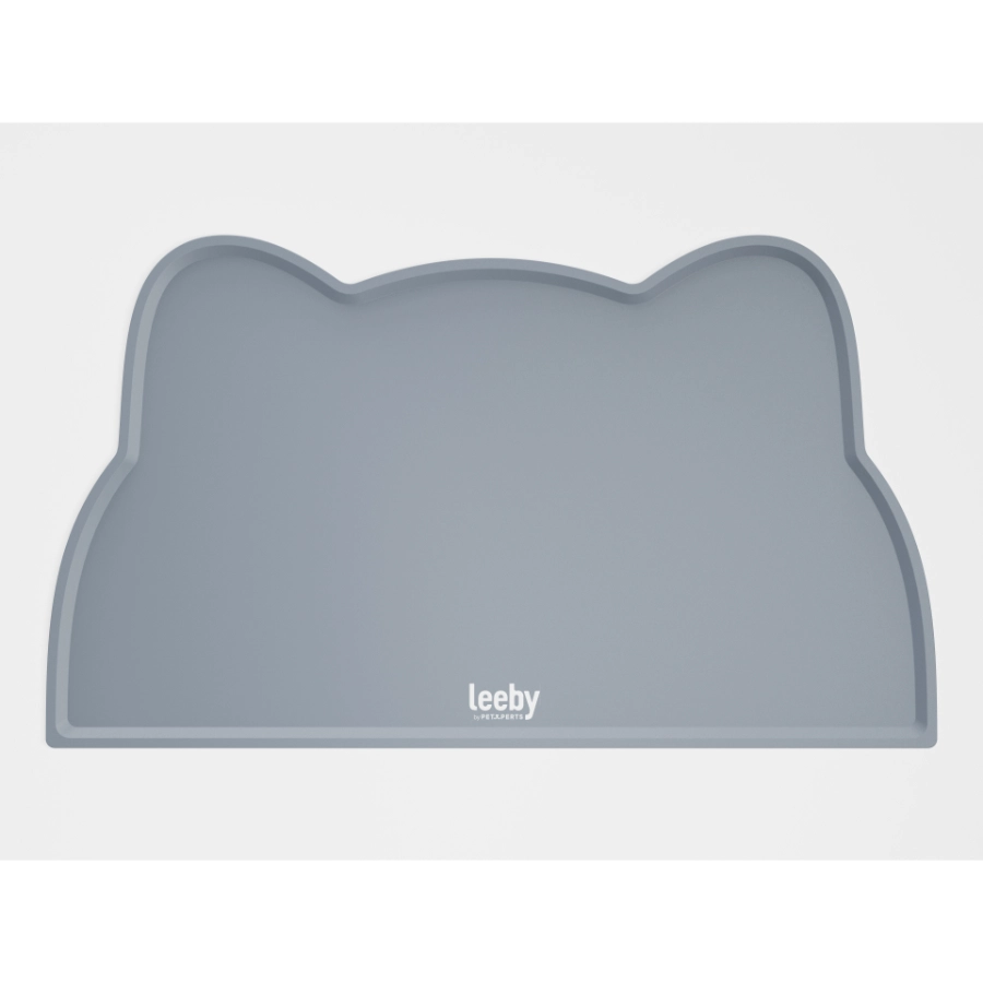 Tapete Leeby Con Forma De Gato Para Comederos, , large image number null