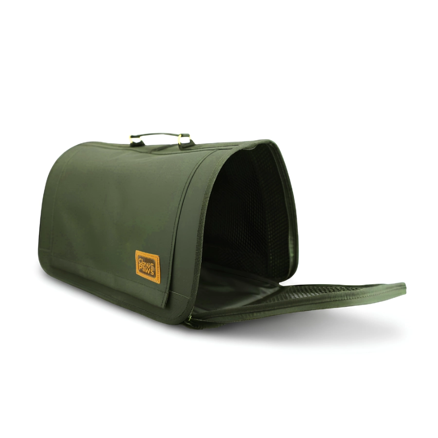 Claws & Paws Transportador De Tela Talla 3 Verde, , large image number null