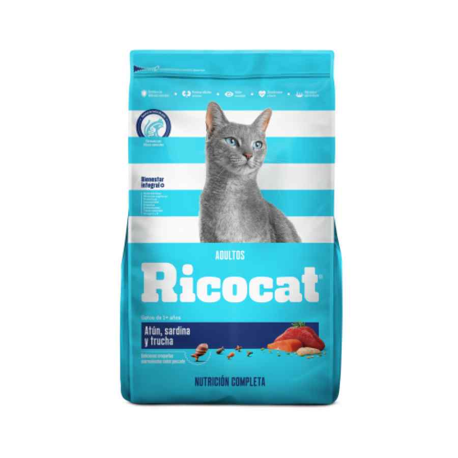 Ricocat Adultos Atun, Sardina Y Trucha Alimento Seco Gato