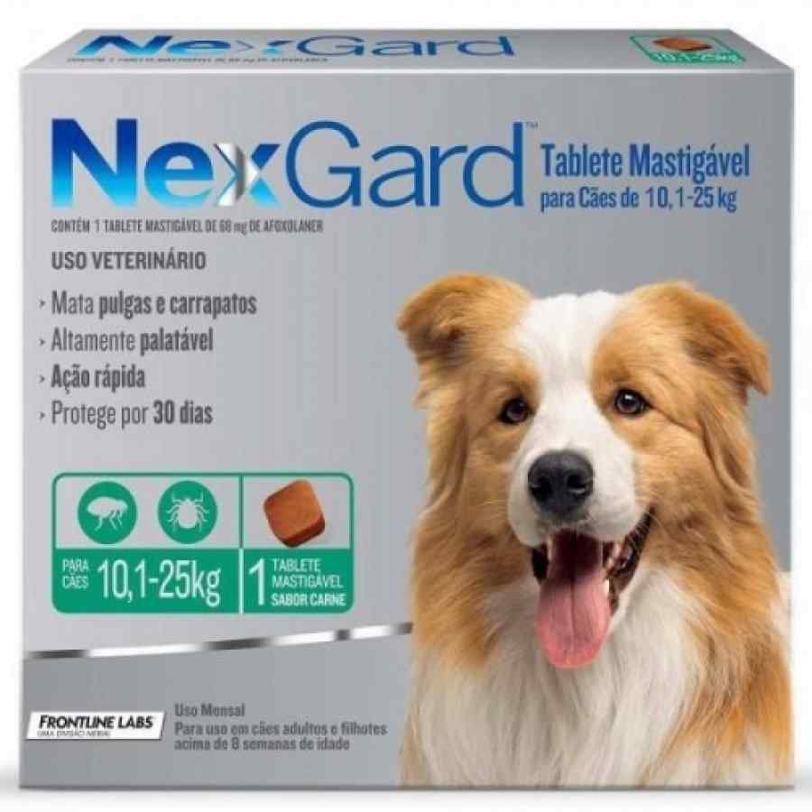 Nexgard 68mg (10.1 a 25kg)1 tableta, , large image number null