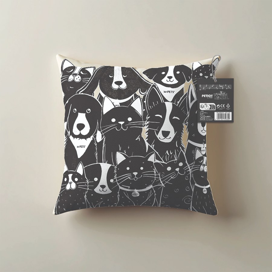 Petjoy Almohada Petfamily Monochrome 40 X 40 Cm, , large image number null