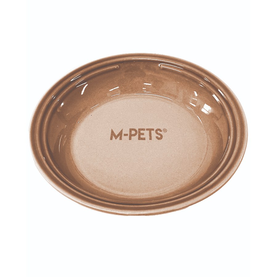 Petjoy Flatty Ceramic Bowl Brown 250 Ml