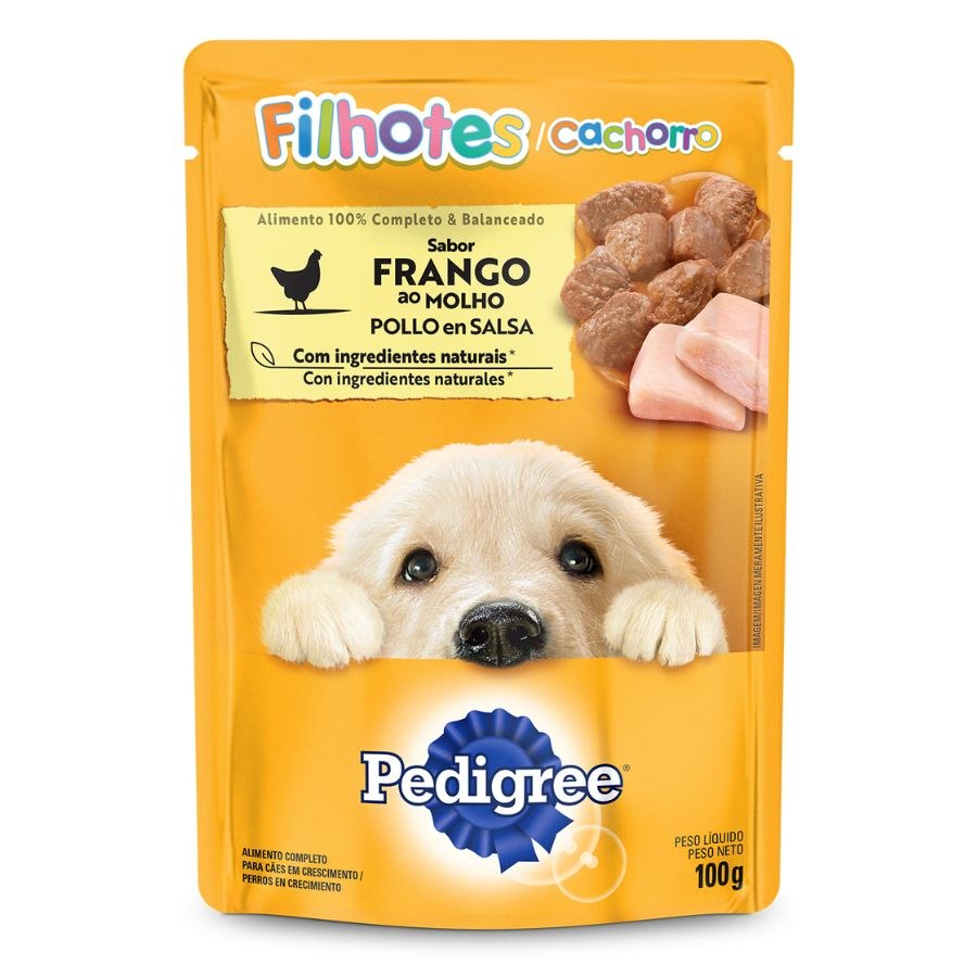 Pedigree Pouch Cachorro Pollo 100Gr, , large image number null