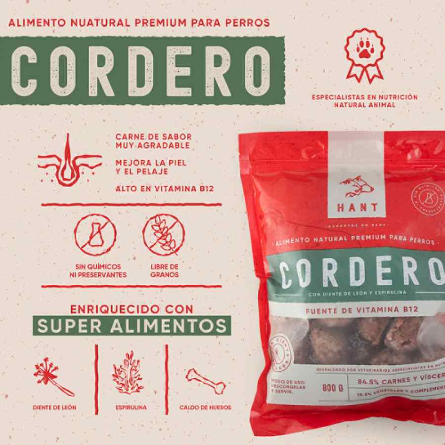 Hant  Cordero Perro 800 g, , large image number null