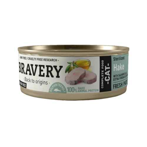 Bravery Hake Sterilized Cat Wet Food 70 Gr (Nuevo) image number null