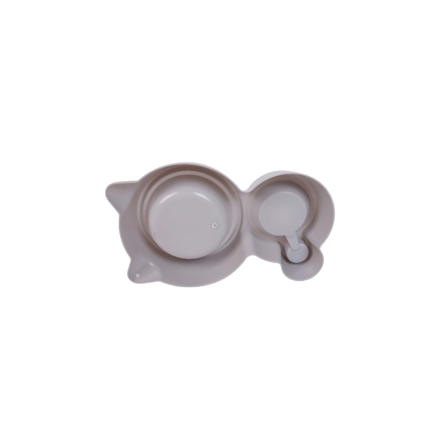 Dispensador Y Comedero Gris Leeby 500 Ml, , large image number null