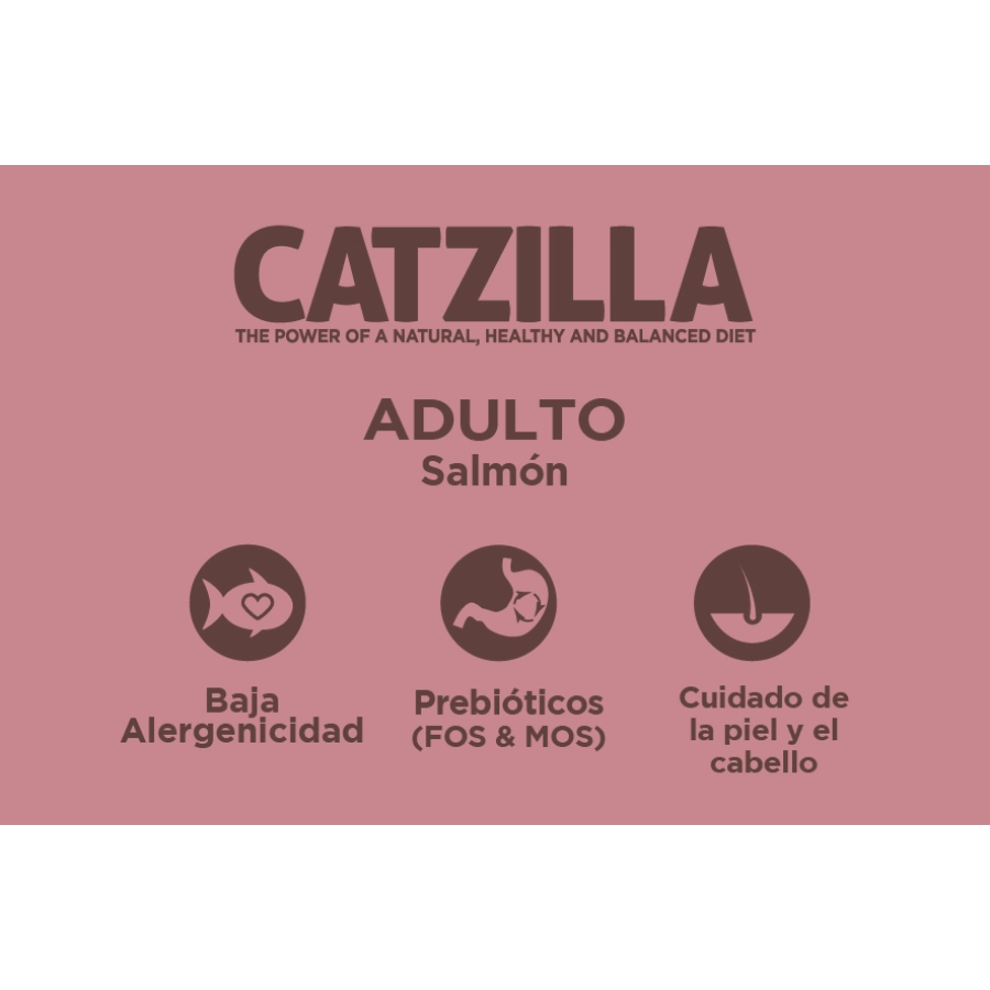 Catzilla adult salmon, , large image number null