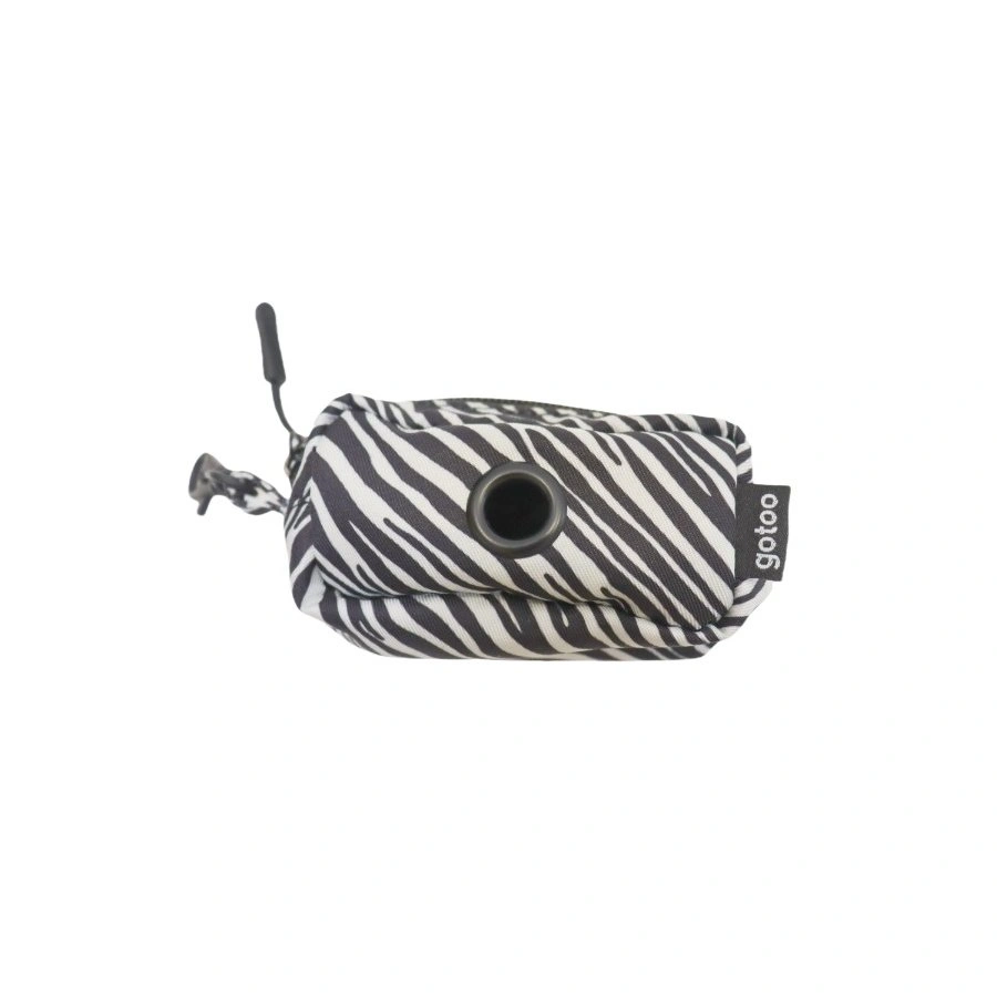 Gotoo! Dispensador De Bolsas Funny Fashion Cebra Negro