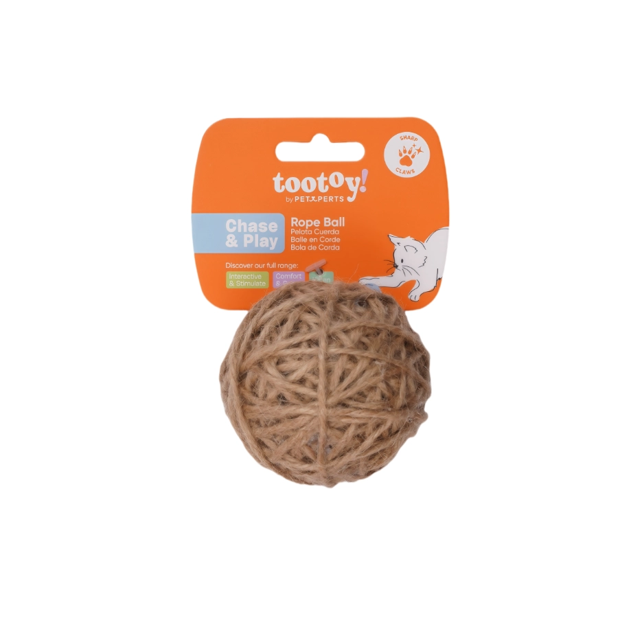 Tootoy! Chase&Play Rope Ball, , large image number null