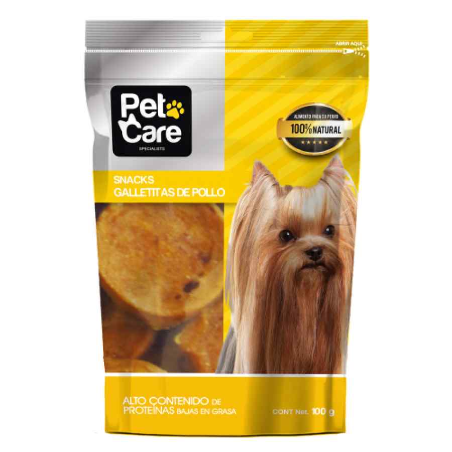 Pet Care Snack galletitas de pollo 100 gr. 45380, , large image number null